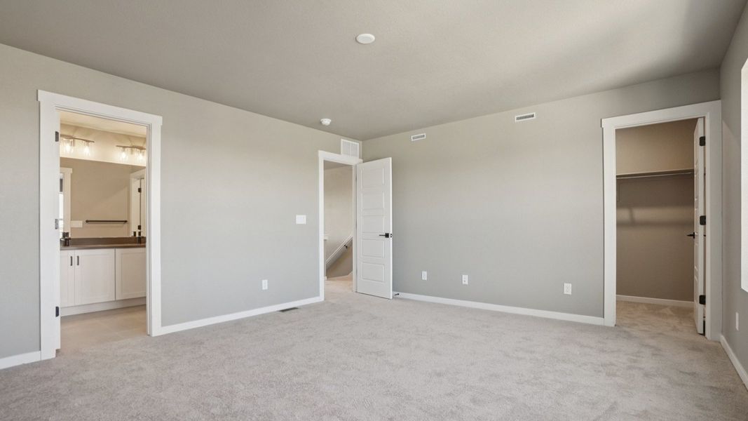 Furnished interior view inside a new home in Windler Townhomes, Aurora (Image 33).
