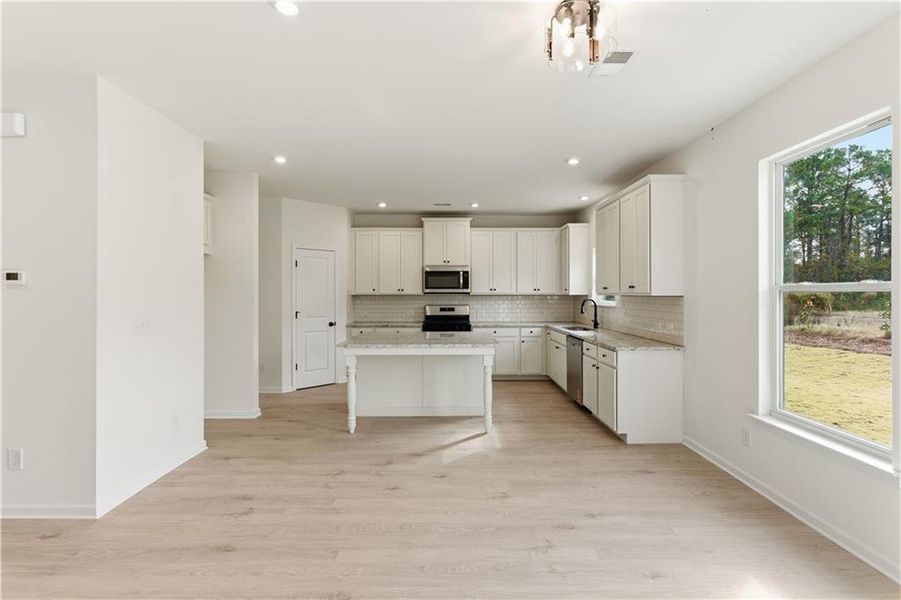 Furnished interior view inside a new home in The Overlook at Factory Shoals, Mableton (Image 5).