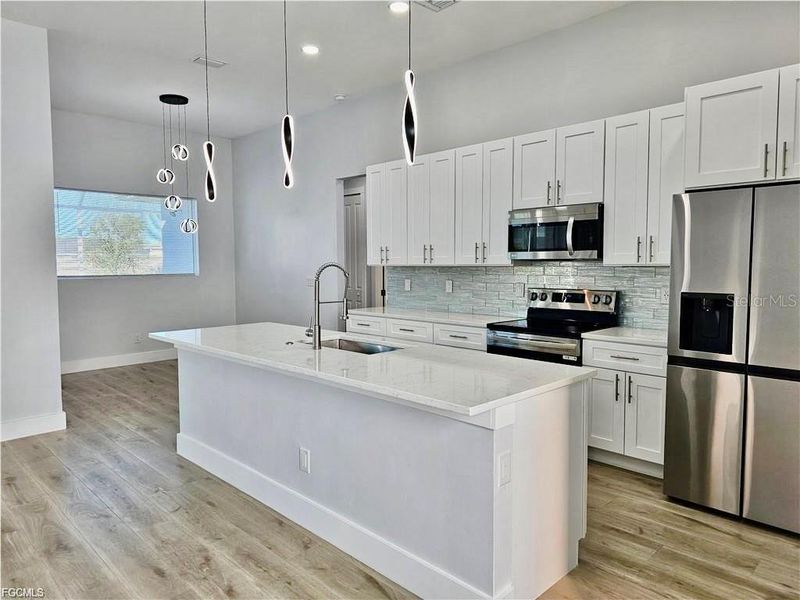 Furnished interior view inside a new home in , Cape Coral (Image 9).
