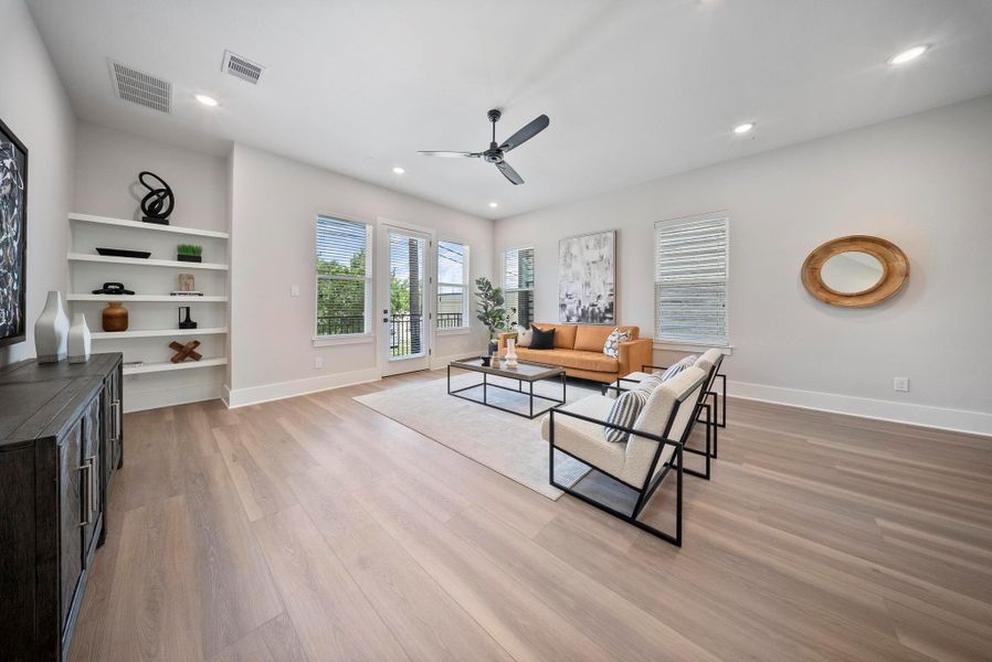 Furnished interior view inside a new home in Skyline Homes at Lou Ellen, Houston (Image 35).
