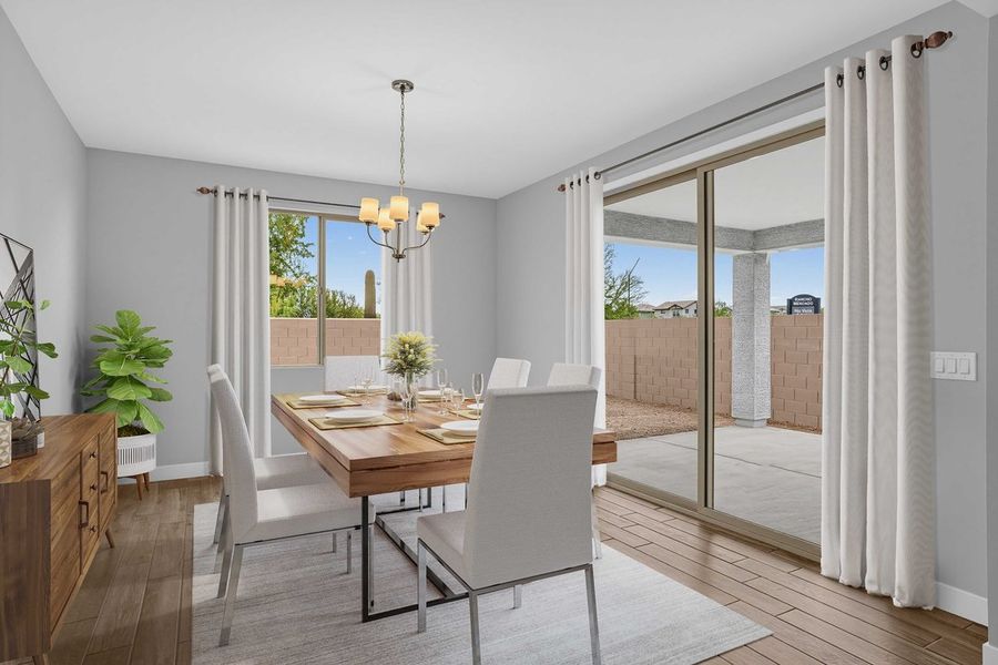 Furnished interior view inside a new home in Rancho Mercado, Surprise (Image 12).