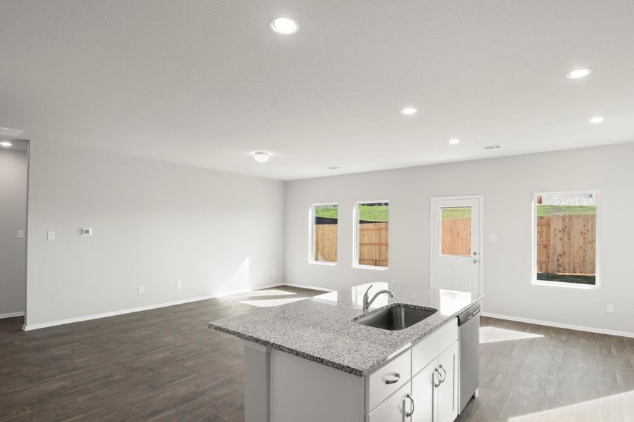 Furnished interior view inside a new home in Cloverleaf, Austin (Image 11).