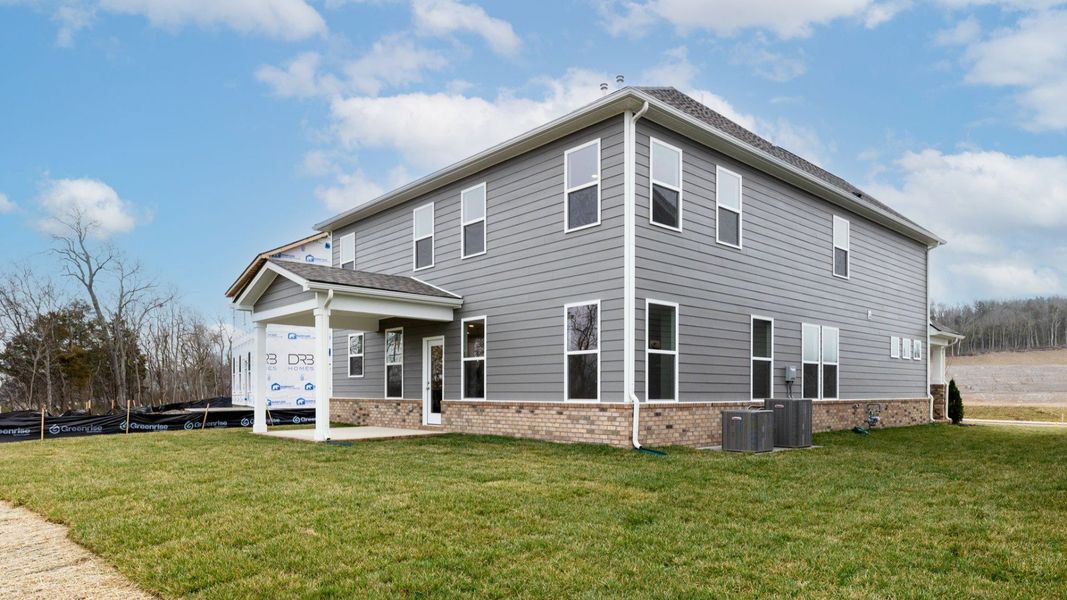 Exterior details and patio area of a home in Riley Farms, Rockvale (Image 26).