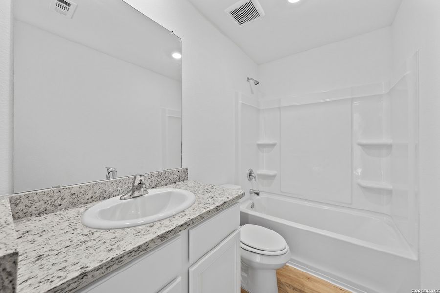 Furnished interior view inside a new home in Preserve at Medina, Von Ormy (Image 6).