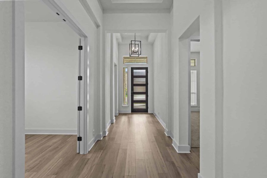 Spacious, unfurnished interior of a new home in Mesa Western, Cibolo (Image 22). Spacious, unfurnished interior of a new home in Mesa Western, Cibolo (Image 22).