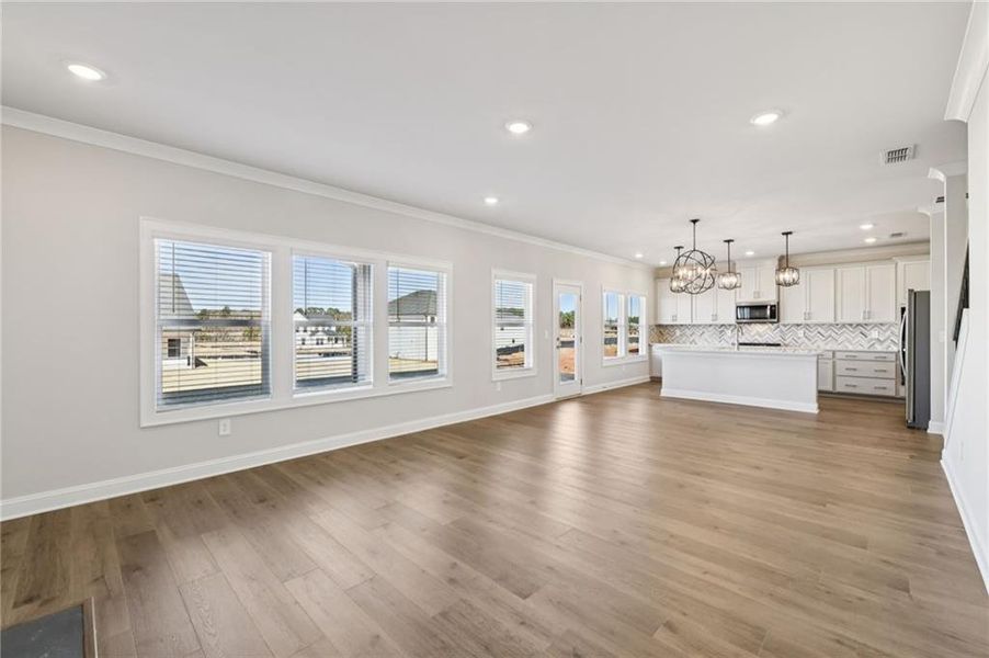 Spacious, unfurnished interior of a new home in River Pointe, Monroe (Image 22).