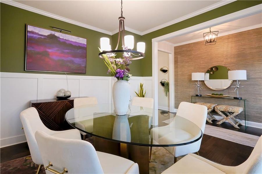 Furnished interior view inside a new home in Hellen Valley, Braselton (Image 7).