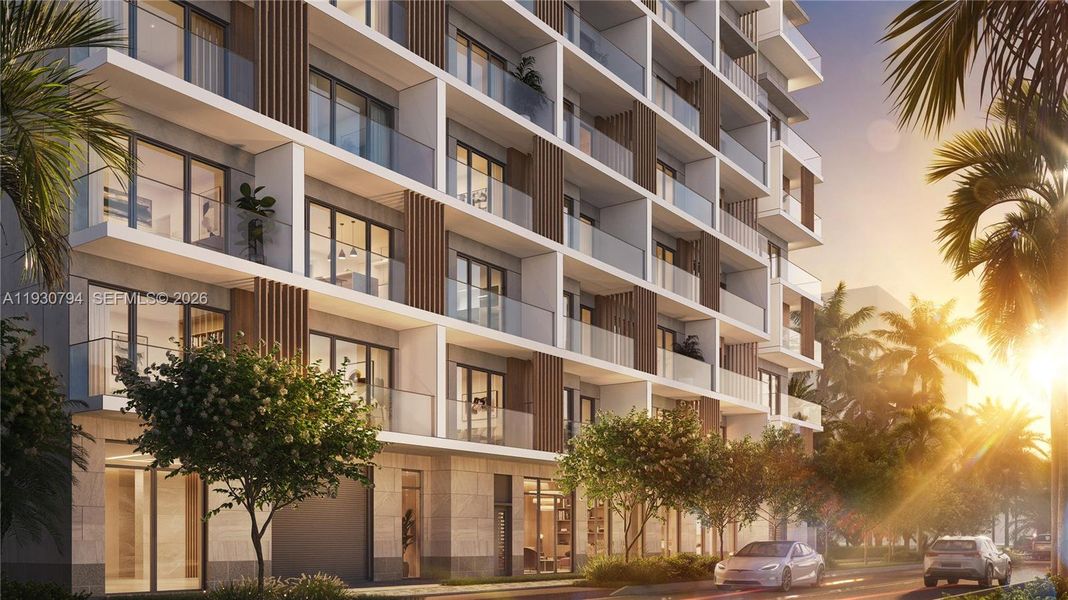 Condo located in Miami, FL showcasing its design and architecture (Image 4).