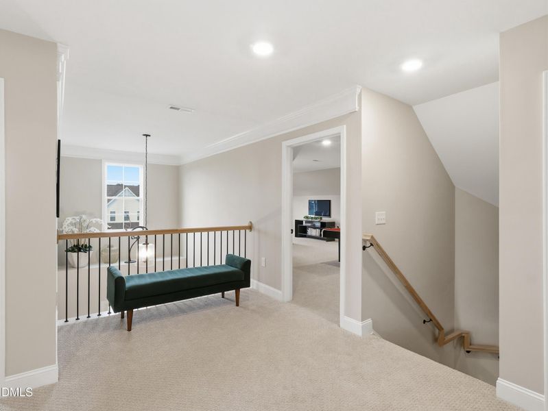 Furnished interior view inside a new home in The View, Durham (Image 22).