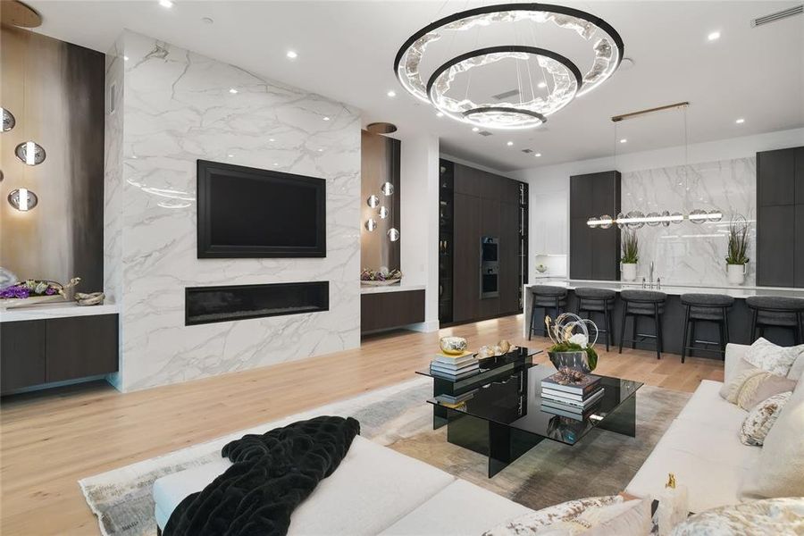 Furnished interior view inside a new home in , Southlake (Image 10).