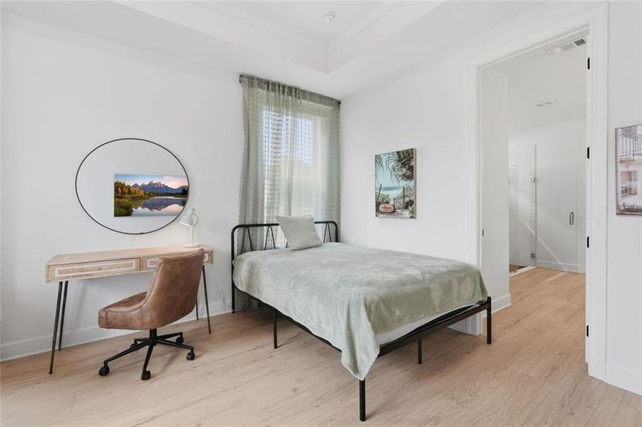 Furnished interior view inside a new home in , Hoschton (Image 22).