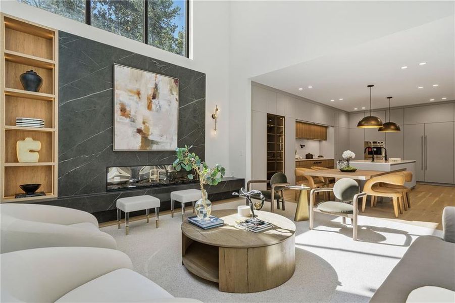 Furnished interior view inside a new home in , Atlanta (Image 58). Furnished interior view inside a new home in , Atlanta (Image 58).