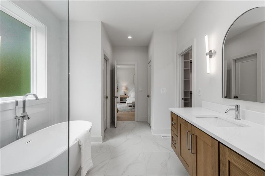 Furnished interior view inside a new home in , Smyrna (Image 15).