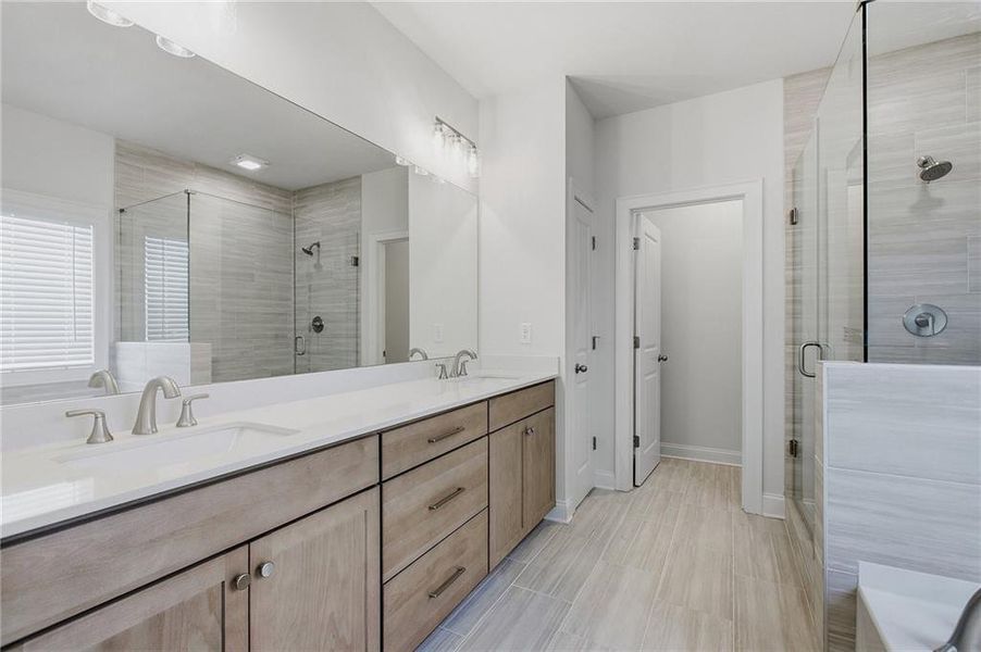 Furnished interior view inside a new home in , Marietta (Image 11).