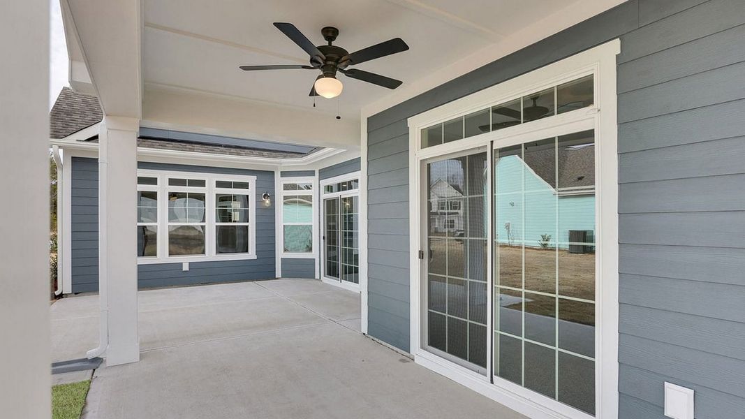 Representative exterior details of a home built from the Portico Craftsman by Epcon Communities in The Cottages at 78 North, Sanford (Image 20). Representative exterior details of a home built from the Portico Craftsman by Epcon Communities in The Cottages at 78 North, Sanford (Image 20).