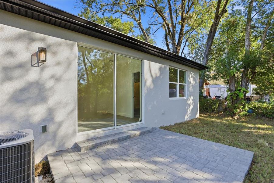 Exterior details and patio area of a home in , Sanford (Image 4).