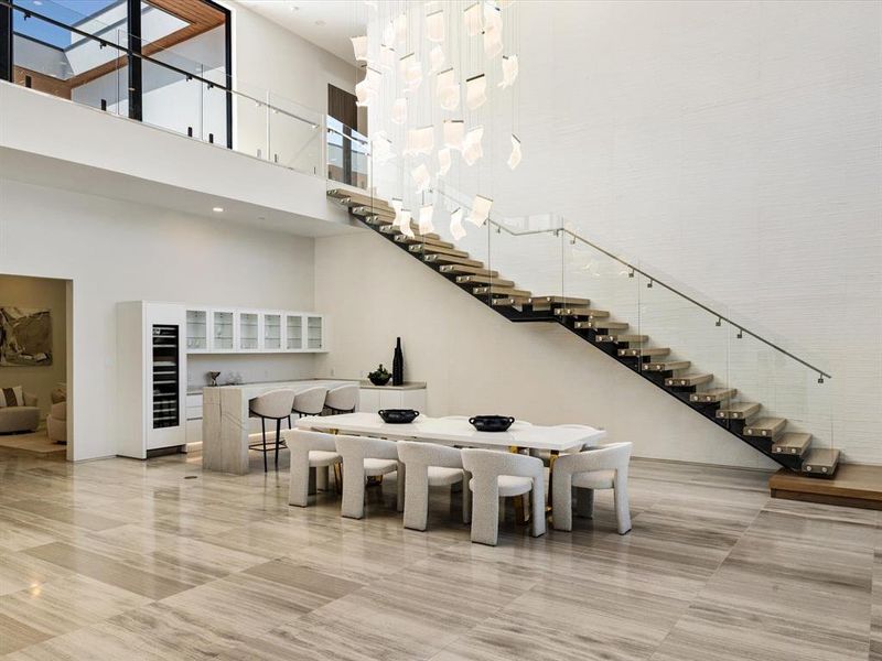 Furnished interior view inside a new home in , Dallas (Image 5).