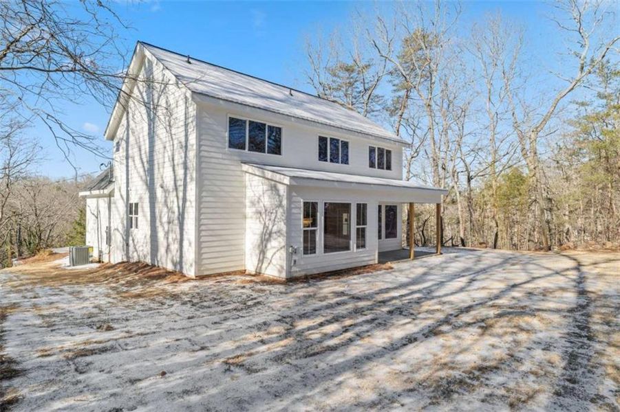 Exterior details and patio area of a home in , Gainesville (Image 32).