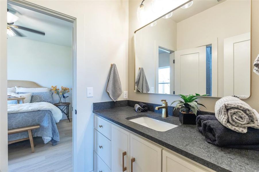 Furnished interior view inside a new home in , Abilene (Image 8).