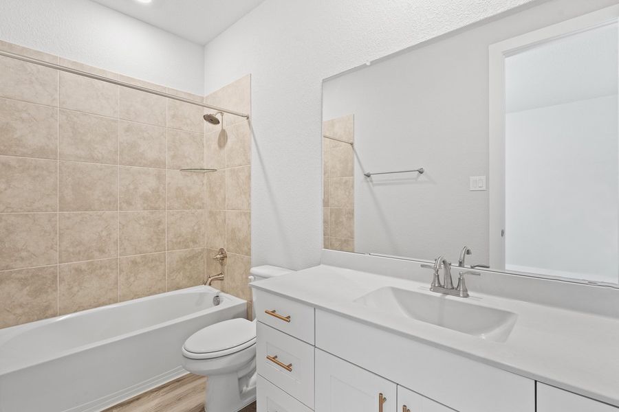 Furnished interior view inside a new home in Lariat, Liberty Hill (Image 10).