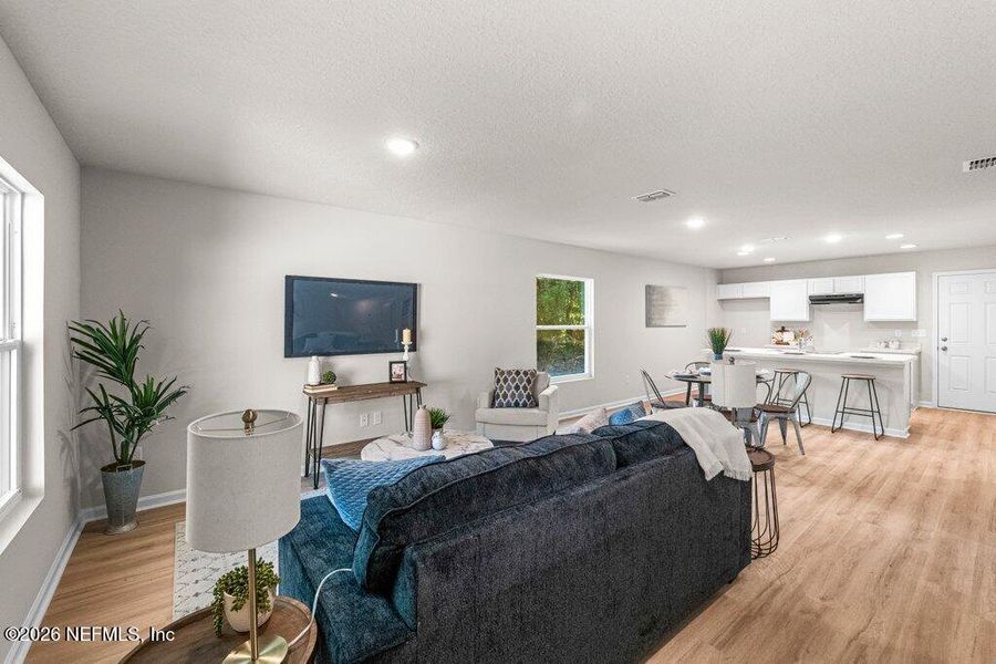 Furnished interior view inside a new home in , Jacksonville (Image 10).