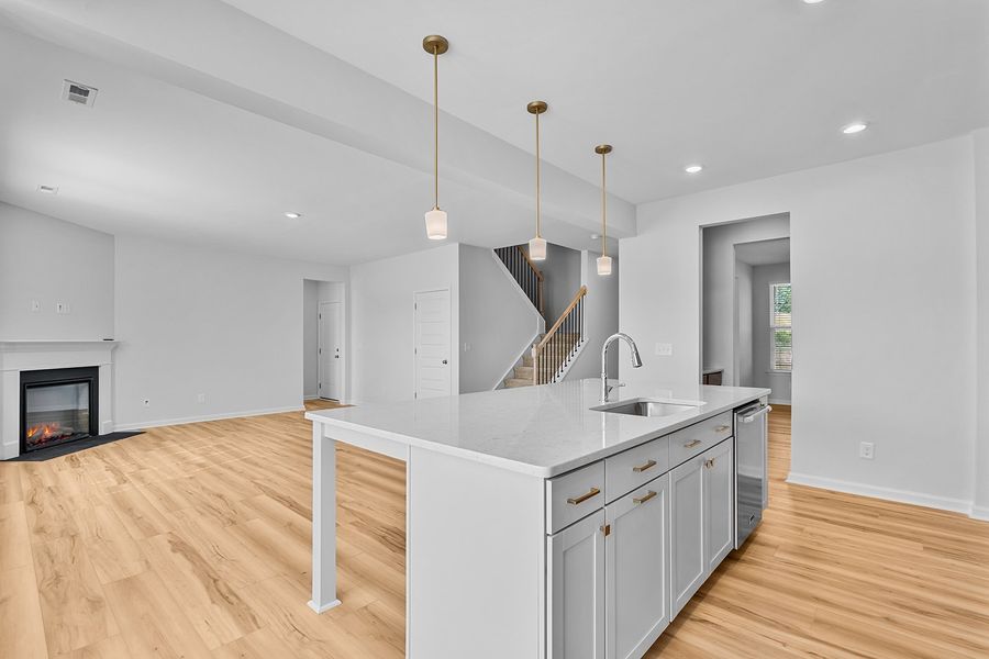 Furnished interior view inside a new home in Brooke Hill, Lewisville (Image 18).