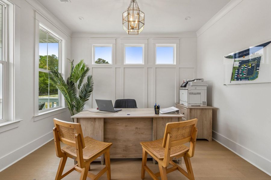 Furnished interior view inside a new home in Miller's Crossing, Johns Island (Image 48).