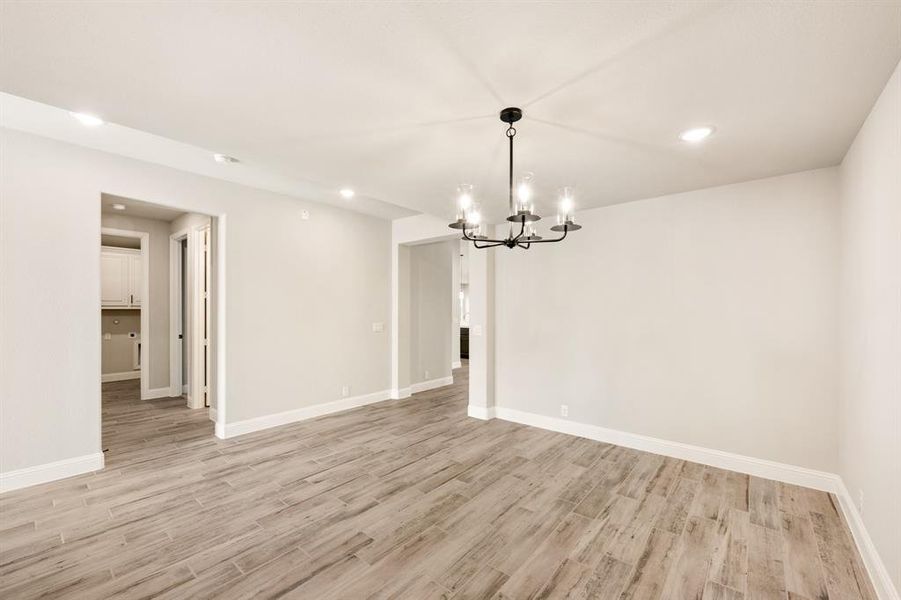 Spacious, unfurnished interior of a new home in Hayes Crossing, Midlothian (Image 23).