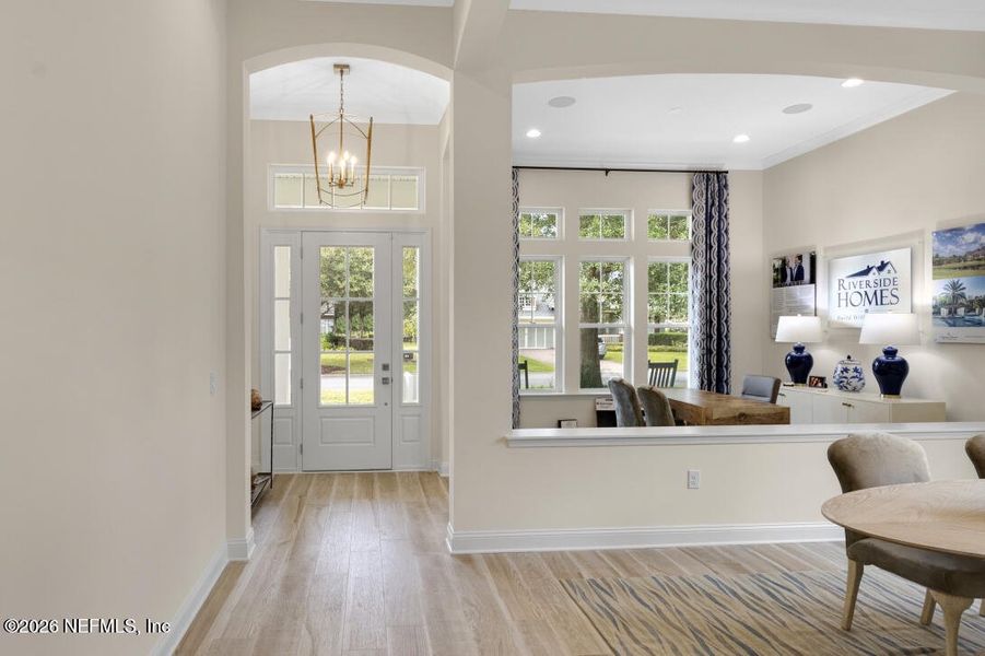 Furnished interior view inside a new home in , Fernandina Beach (Image 7).