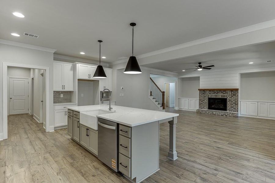 Furnished interior view inside a new home in , Bishop (Image 11).