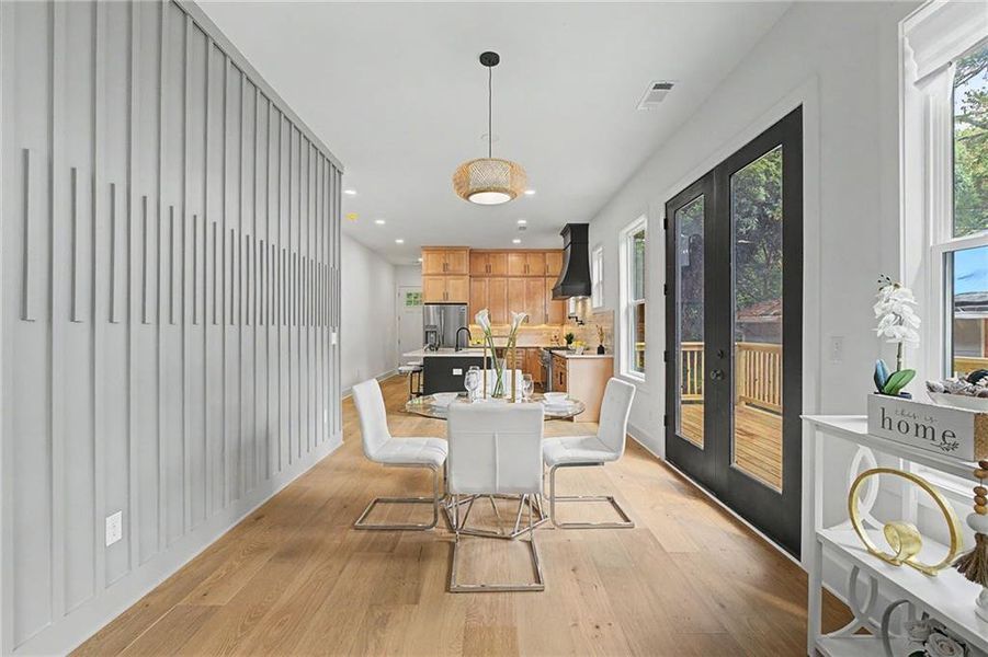 Furnished interior view inside a new home in , Atlanta (Image 32).