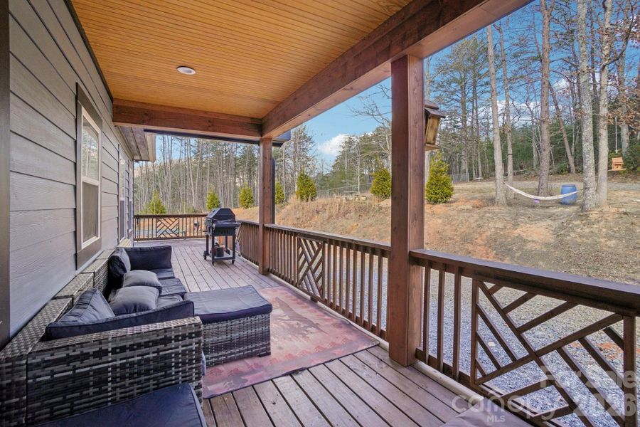 Exterior details and patio area of a home in , Old Fort (Image 17).