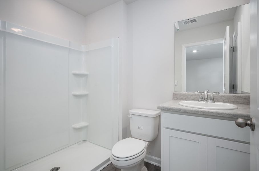 Representative furnished interior of a home built from the HANNAH by D.R. Horton in The Meadows at Wildwood Village, Shallotte (Image 16).