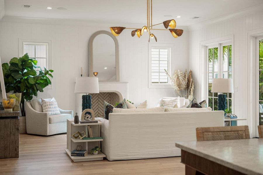 Furnished interior view inside a new home in , Mount Pleasant (Image 16).