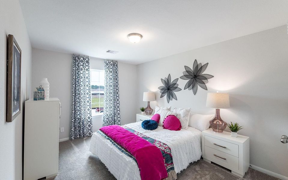 Furnished interior view inside a new home in Pecan Estates, Crosby (Image 5).