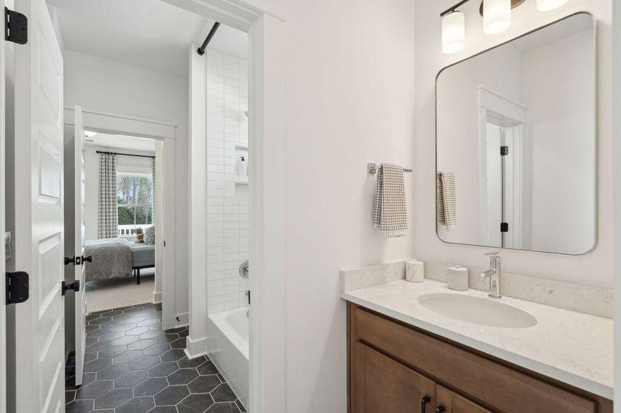 Furnished interior view inside a new home in Kings River Preserve, Hollywood (Image 55).