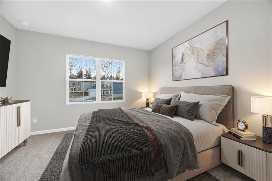 Furnished interior view inside a new home in Bedford Estates, Atlanta (Image 31).