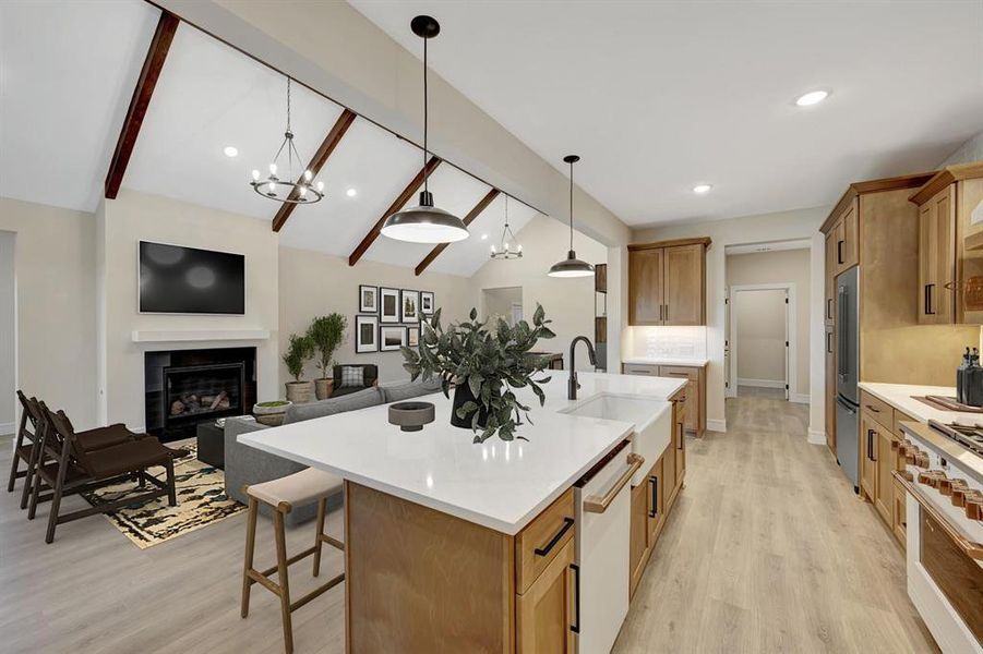 Furnished interior view inside a new home in Elevon, Lavon (Image 15).