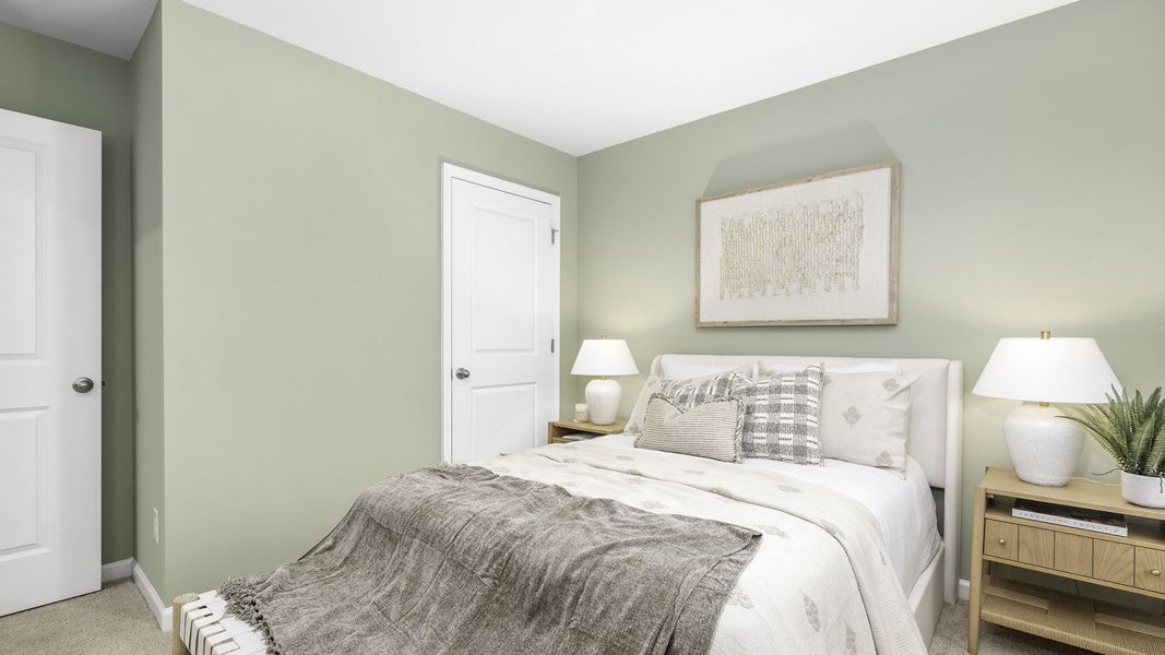 Representative furnished interior of a home built from the Cali by D.R. Horton in Foxtail, Yadkinville (Image 9).