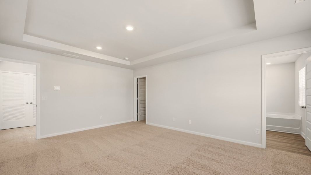 Representative unfurnished interior of a home built from the Somerset by D.R. Horton in Oakchase at Hampton, Hampton (Image 25).