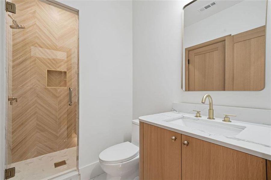Furnished interior view inside a new home in , Canton (Image 49).