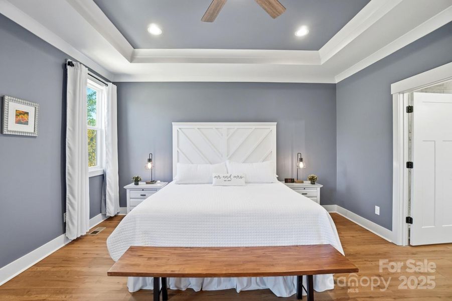 Furnished interior view inside a new home in , Clover (Image 28).