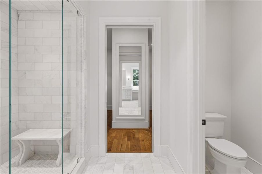 Furnished interior view inside a new home in , Atlanta (Image 38).