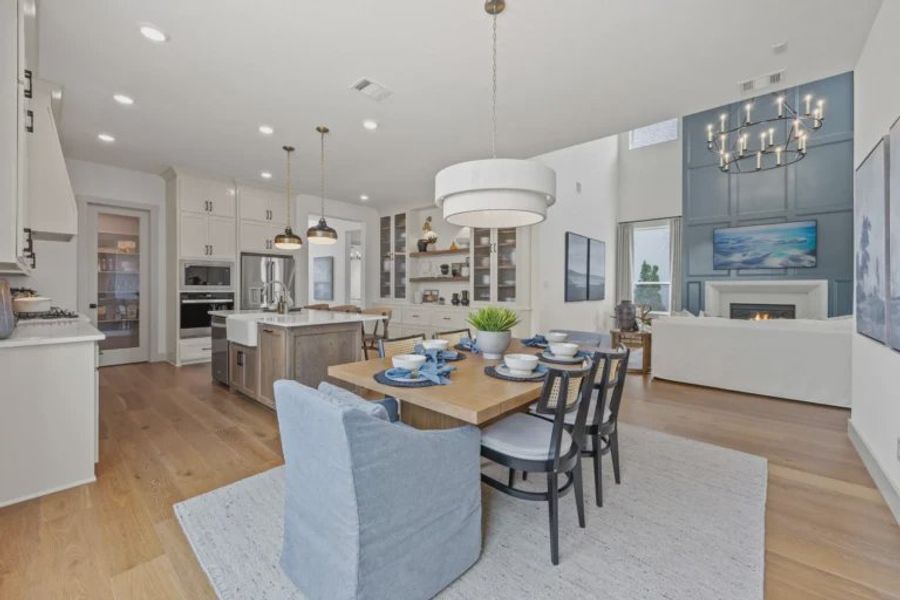 Furnished interior view inside a new home in Uptown Celina, Celina (Image 17).