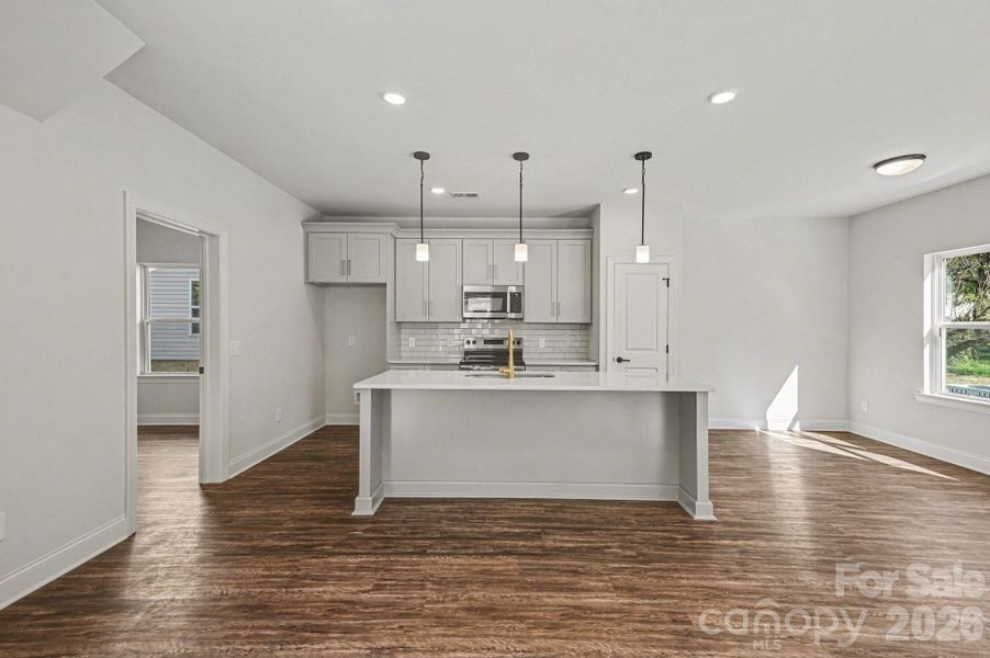 Furnished interior view inside a new home in , Mooresville (Image 7).