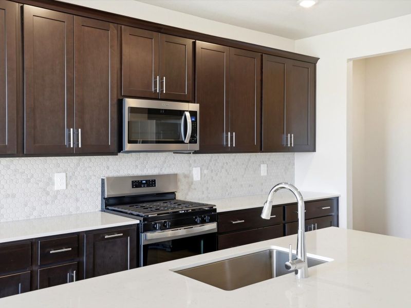 Furnished interior view inside a new home in Poudre Heights: The Lakes Collection, Windsor (Image 4).