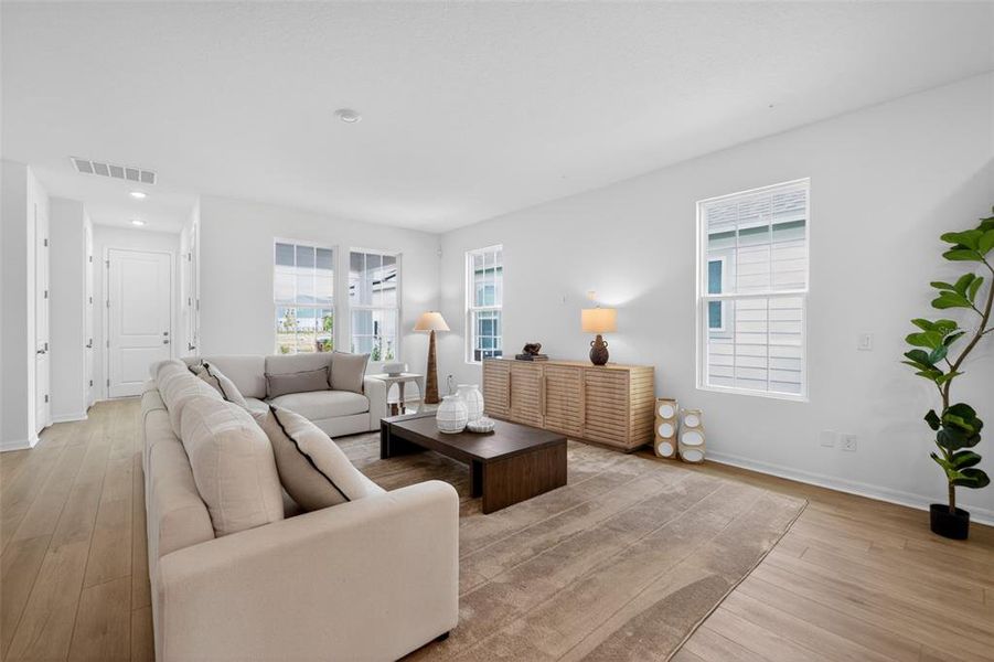 Furnished interior view inside a new home in Weslyn Park, St. Cloud (Image 26).