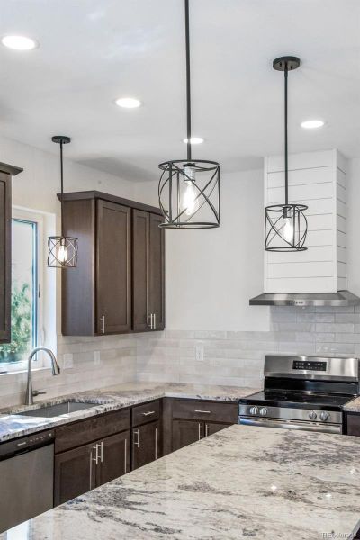 Furnished interior view inside a new home in , Colorado Springs (Image 9).