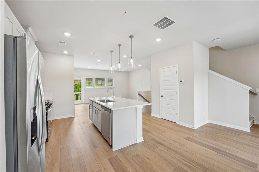 Furnished interior view inside a new home in Hemingway - Highland Series, Cumming (Image 12).