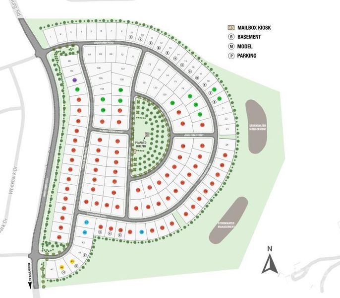 Estates at Sugar Creek Sitemap